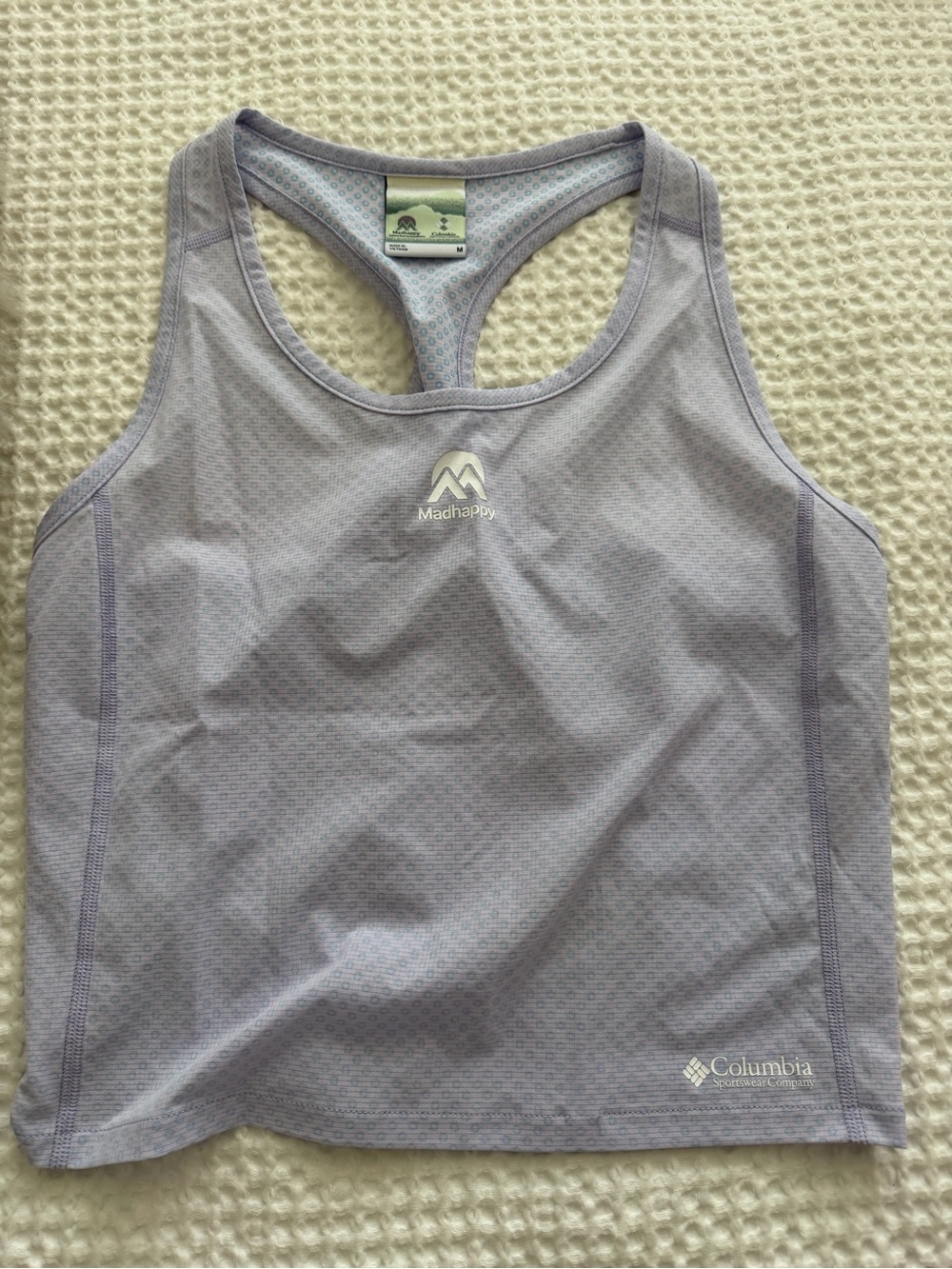 Madhappy Lavender Polka Racerback Tank